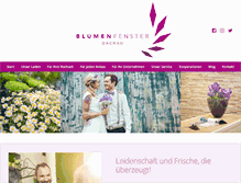 Tablet Screenshot of blumenfenster-dachau.de